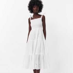 Zara eyelet dress